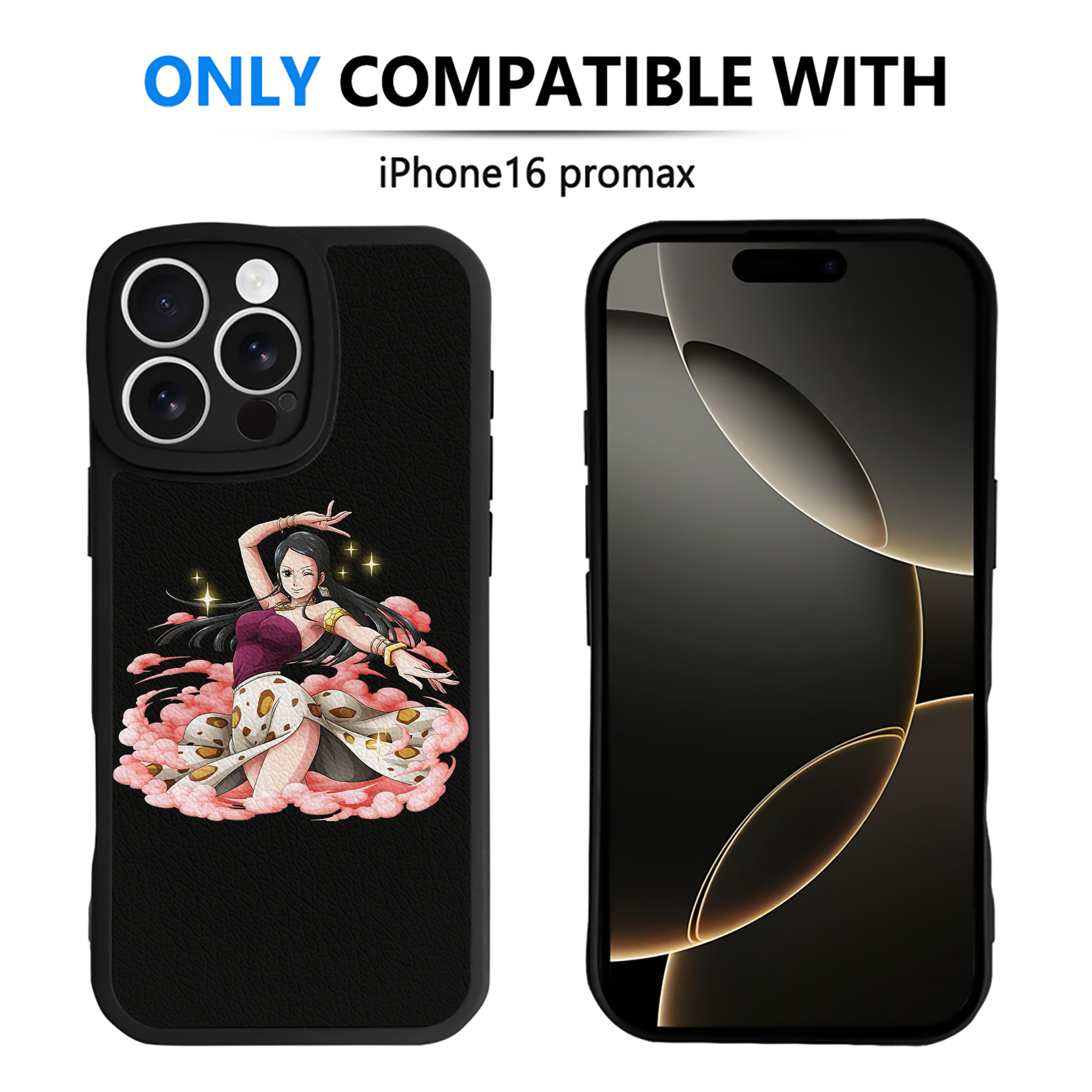 （画像用） ワンピース ニコ・ロビン ONE PIECE Nico Robin 【iPhone 16シリーズ対応】シリコンスマホケース（レザー調） 材質：シリコン
